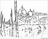 Monet Colorare Venecia Lilies Disegno Pintar Impressionista Evening Impressionismo Impressão Effect Enrichmentstudies Aula sketch template