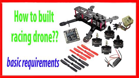 racing drone built  part  basic parts  racing drone buyingunboxing youtube