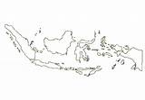 Indonesia Map Outline Maps Country Countryreports Geography Area Title sketch template