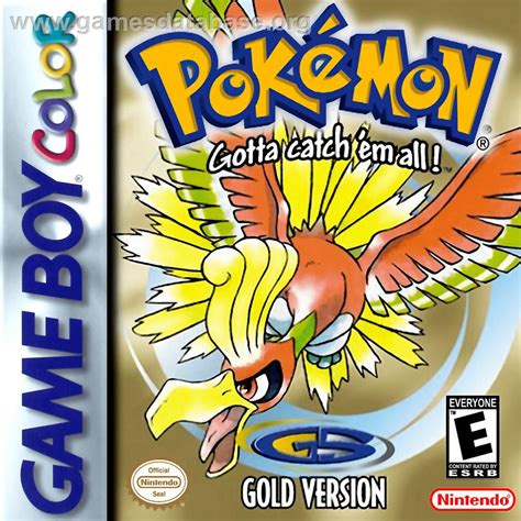 pokemon gold version nintendo game boy color games