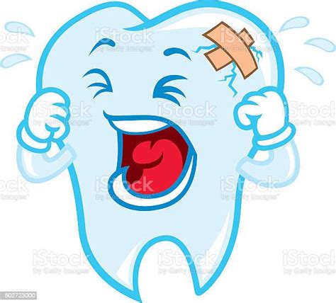 cartoon crying toothache stock illustration download image now istock
