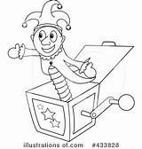 Jack Box Clipart Illustration Royalty Pams Rf Clipground sketch template