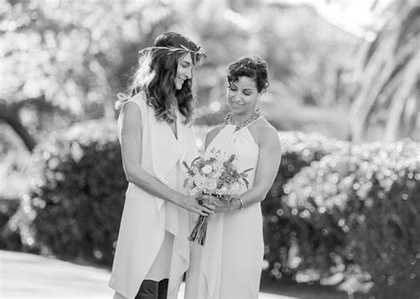 California Villa Modern Lesbian Wedding Equally Wed