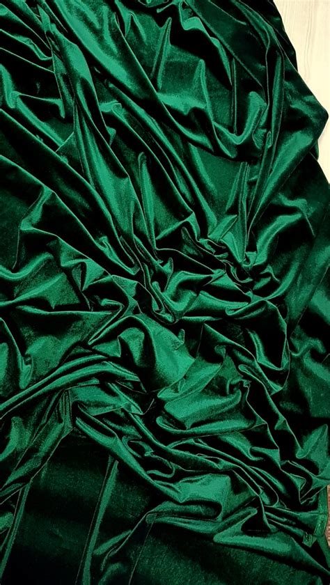catifea elastica verde imperial materiale textile la metru evelin textile