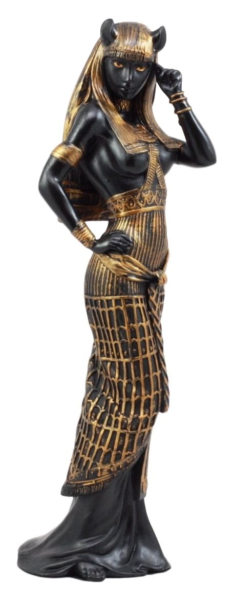 ebros t egyptian goddess bastet cat in sensual human form figurine