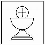 Chalice First Template Communion Clipart sketch template
