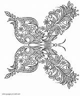 Coloring Butterfly Pages Adults Printable Adult Butterflies Print Beautiful Look Other sketch template