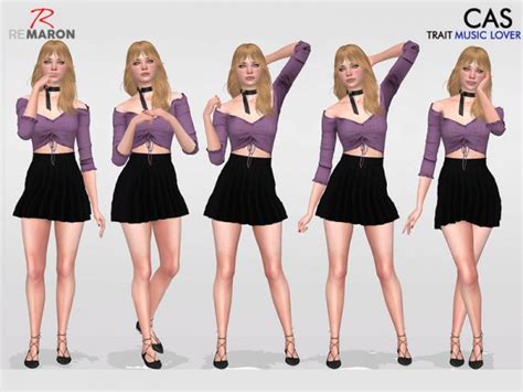 The Sims Resource Pose For Women Cas Pose Set 3 By Remaron • Sims