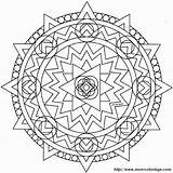 Mandalas Coloring Star Mandala Pages Kids Color Printable Uncolored Patterns Drawing Para Points Zentangle Kb Printablefreecoloring sketch template