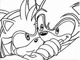 Sonic Amy Coloring Rose Hug Wecoloringpage sketch template