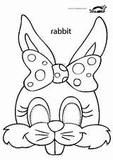 Bunny Mask Easter Template Rabbit Kids Masks Printable Face Templates Printables Coloring Krokotak Print Craft Crafts Pages Google Animal Seç sketch template