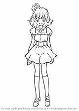 Cure Pretty Mirai Asahina Draw Step Drawing sketch template
