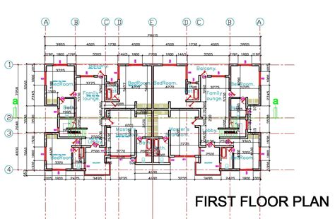 modern semi detached house plans  home building plans