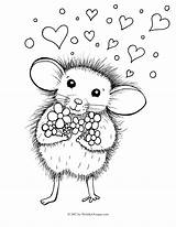 Coloring Mouse Pages Mice Printable Getcolorings Color Print sketch template