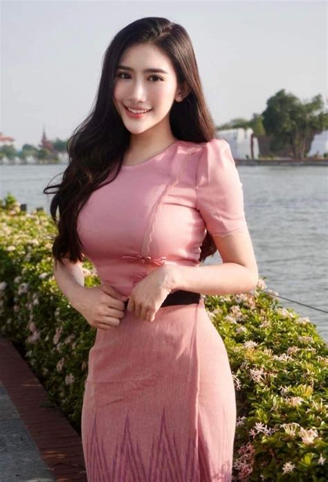 pin by khin nandar maung on myanmar dress in 2024 beautiful asian