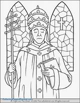 Coloring Pope Saint Pages Peter Great Getdrawings sketch template