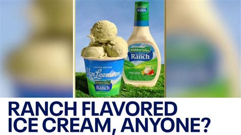 say what hidden valley and ice cream maker team up for new ranch