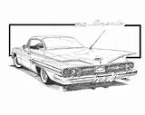 Impala 1959 sketch template