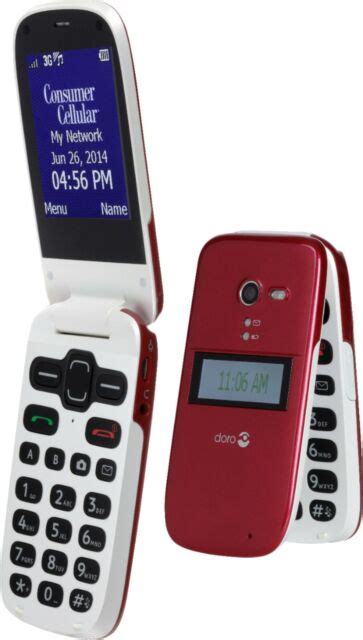 Good Doro Phoneeasy 626 Camera Senior 3g Gsm Flip Consumer Cellular