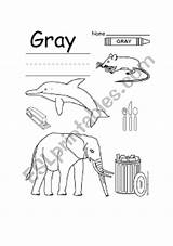 Grey Objects Coloring Sheet Preview Worksheet sketch template