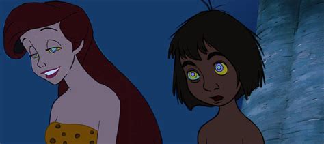 Ariel And Mowgli Under Kaa S Spell By Tightlywrappedcoils