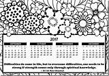 Printable Calendar Coloring Pages Views sketch template