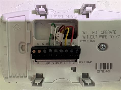 replaced  olddead thermostat    honeywell rthwf     wiring