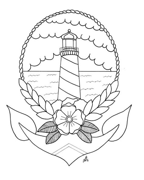 lighthouse tattoo drawing  getdrawings