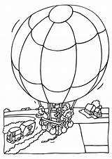 Luchtballon Kleurplaat Kleurplaten sketch template