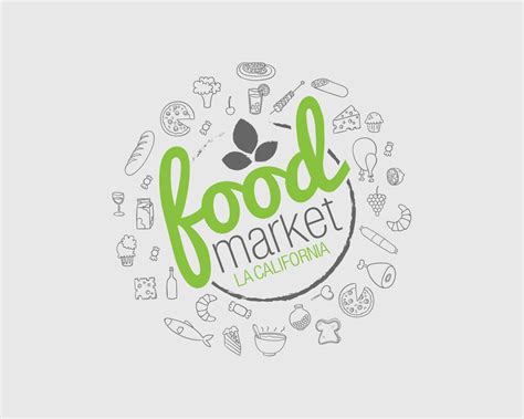 food market branding graphic design