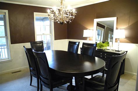 chocolate brown dining room living rich
