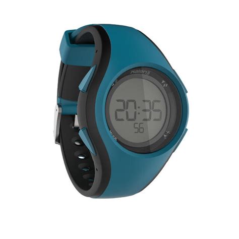 horloge met stopwatch   blauw zwart kalenji decathlonnl
