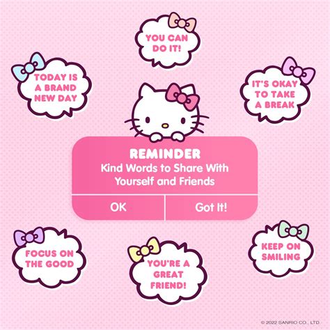 Hello Kitty On Twitter Wellnesswednesday The Smallest Reminders Can