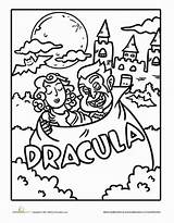 Dracula Count sketch template