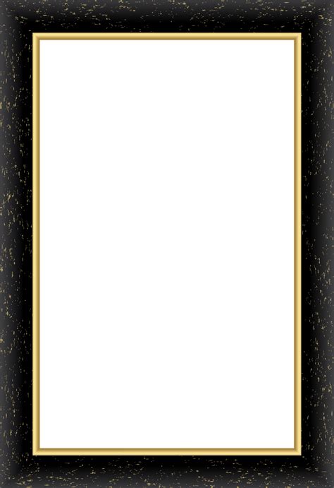 black frame png black painted picture frame clip art library