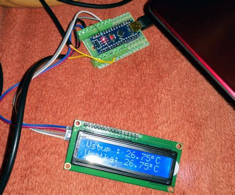 arduino nano   dsb temperature sensors  ic lcd  steps instructables