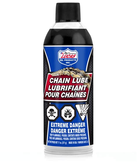 chain lube aerosol lucas oil products