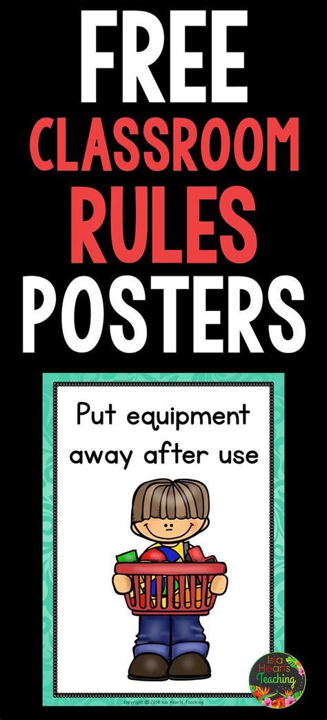 classroom rules posters    classroom rules poster