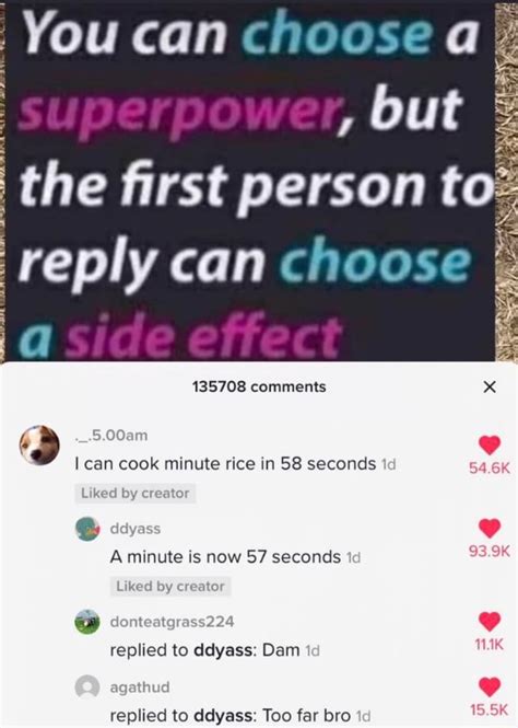You Can Superpower But The First Person Reply Can Choose Ia Side