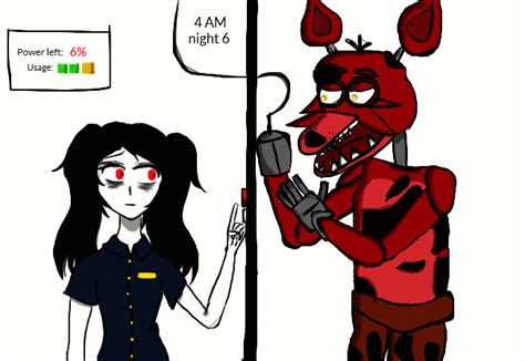 st and five nights at freddys foxy by silenttina on deviantart