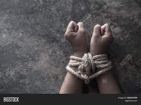 hands tied rope image and photo free trial bigstock