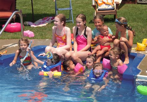 Mother Dauther Pool Party
