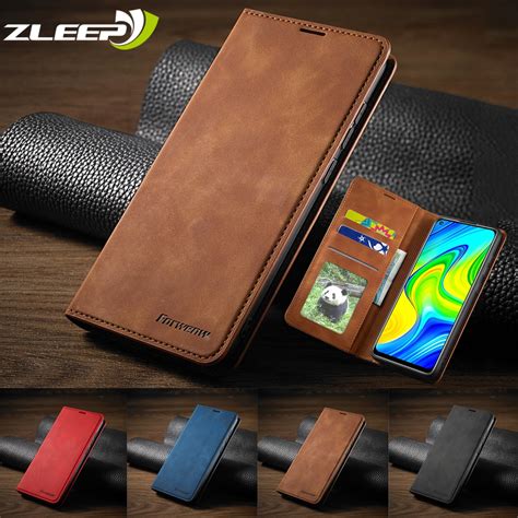 review hot sale leather flip case  xiaomi poco    lite redmi note