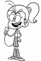 Loud House Luan Coloring Pages Printable Microphone Character Nickelodeon Drawing Cartonionline Sheet Print Di Book Result Google Model Template sketch template