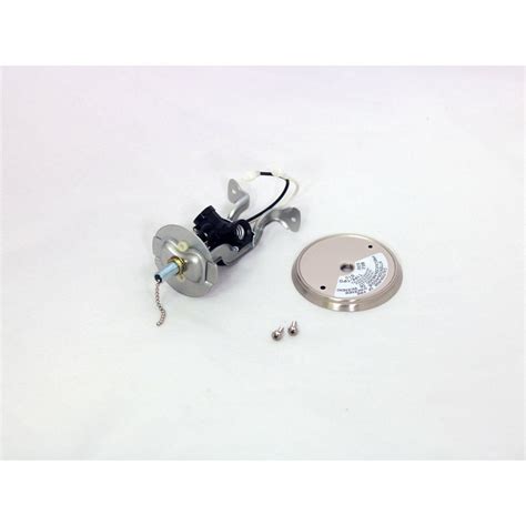 light kit assembly brushed nickel  hunter fan company