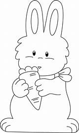 Coloring Rabbit Carrot Pages Bunny Enjoying Easter Bestcoloringpages Colouring Kids Printable Pasta Escolha sketch template