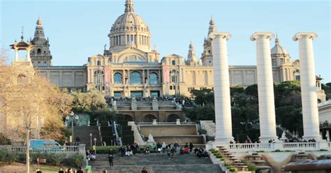 montjuic  place full  activities