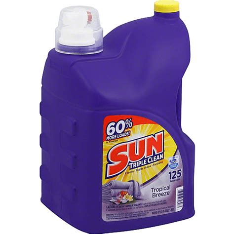 sun triple clean liquid laundry detergent tropical breeze shop
