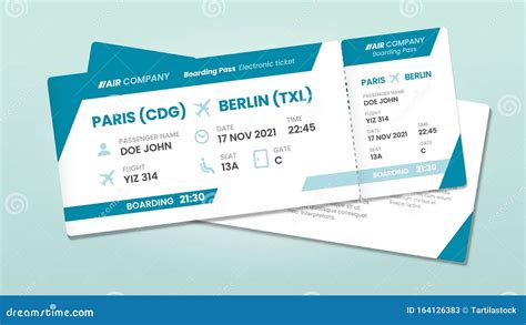 airline  airplane boarding ticket  passenger  airlines flight invitation