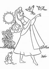 Coloring Pages Princess Aurora Disney Sleeping Beauty Printable Kids Cartoon Bubakids Sheets Books Online Choose Board Adult sketch template